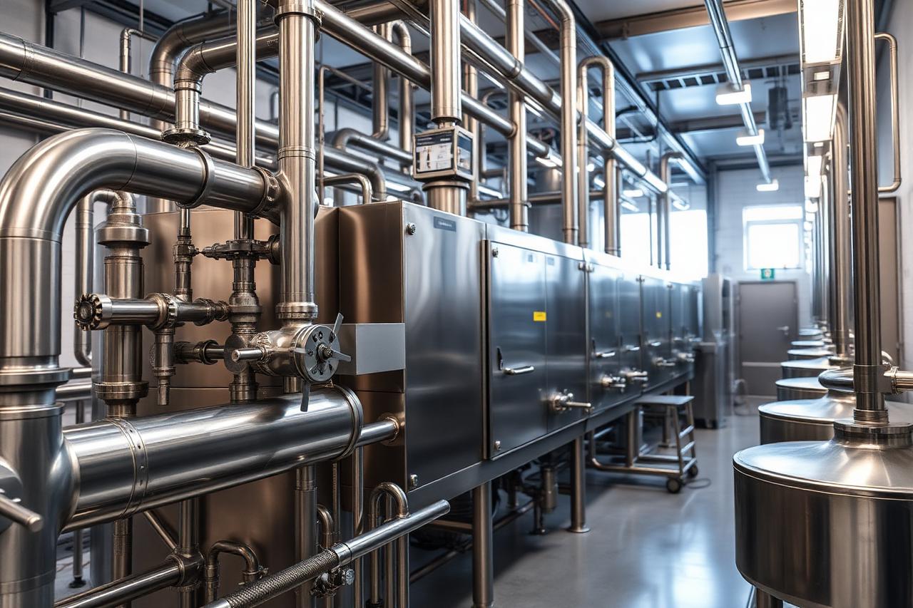 Stainless steel tapioca starch processing line with washing and extraction equipment